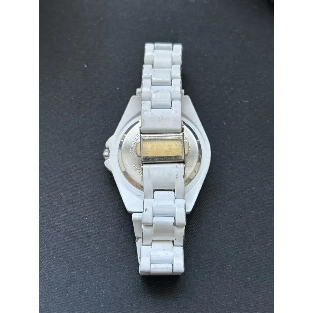 Vivani Silver Dial White Band And Case Women’s Quartz Watch